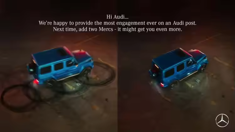 BBA Love and Rivalry: Audi Reignites the 'Advertising War', Mercedes-Benz and BMW Respond