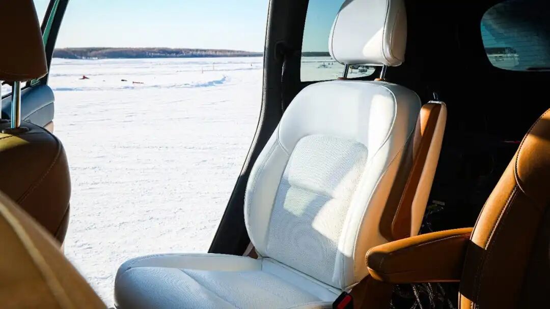 Car seat made with polyolefin elastomer cushioning material